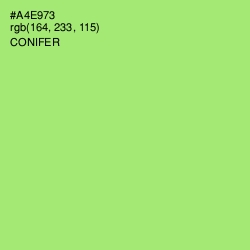 #A4E973 - Conifer Color Image