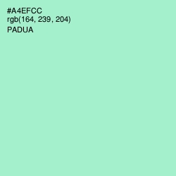 #A4EFCC - Padua Color Image