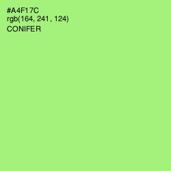 #A4F17C - Conifer Color Image
