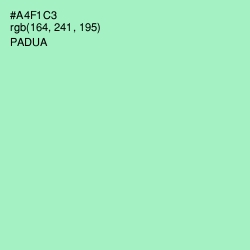 #A4F1C3 - Padua Color Image