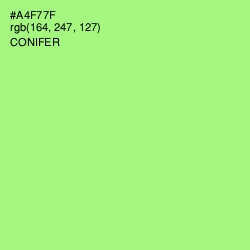 #A4F77F - Conifer Color Image