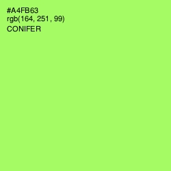 #A4FB63 - Conifer Color Image