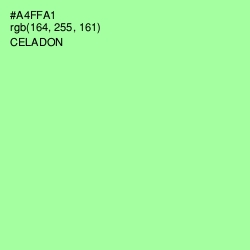 #A4FFA1 - Celadon Color Image