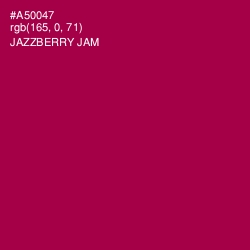 #A50047 - Jazzberry Jam Color Image