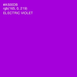 #A500DB - Electric Violet Color Image