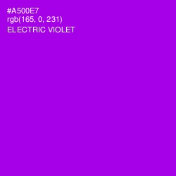#A500E7 - Electric Violet Color Image