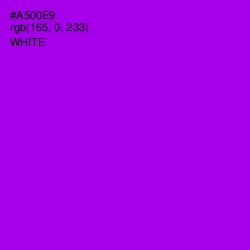 #A500E9 - Electric Violet Color Image