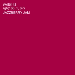 #A50143 - Jazzberry Jam Color Image