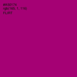 #A50174 - Flirt Color Image