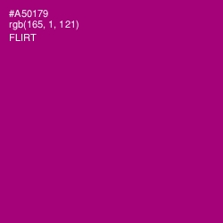 #A50179 - Flirt Color Image