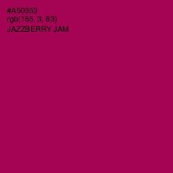 #A50353 - Jazzberry Jam Color Image