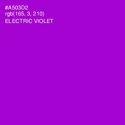 #A503D2 - Electric Violet Color Image
