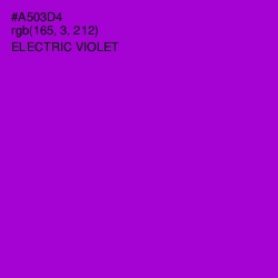 #A503D4 - Electric Violet Color Image