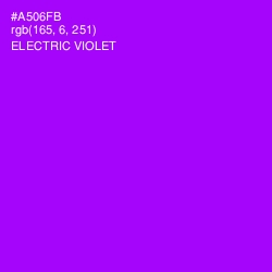 #A506FB - Electric Violet Color Image