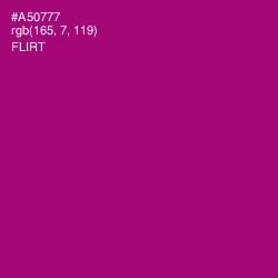 #A50777 - Flirt Color Image