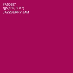#A50857 - Jazzberry Jam Color Image