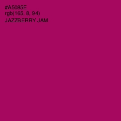 #A5085E - Jazzberry Jam Color Image