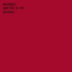 #A5092C - Shiraz Color Image