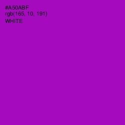 #A50ABF - Violet Eggplant Color Image