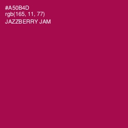 #A50B4D - Jazzberry Jam Color Image