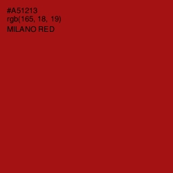 #A51213 - Milano Red Color Image
