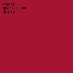 #A51431 - Shiraz Color Image