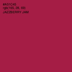 #A51C45 - Jazzberry Jam Color Image