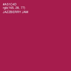 #A51C4D - Jazzberry Jam Color Image