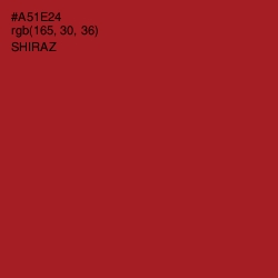 #A51E24 - Shiraz Color Image