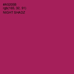 #A5205B - Night Shadz Color Image