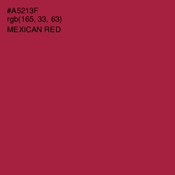 #A5213F - Mexican Red Color Image