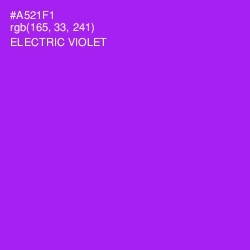 #A521F1 - Electric Violet Color Image