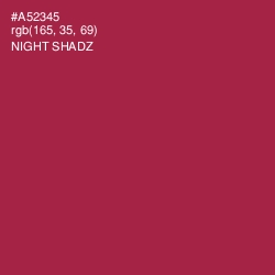 #A52345 - Night Shadz Color Image