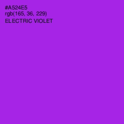 #A524E5 - Electric Violet Color Image