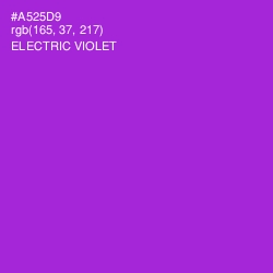 #A525D9 - Electric Violet Color Image