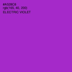 #A528C8 - Electric Violet Color Image