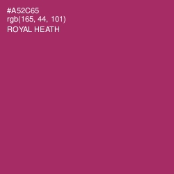 #A52C65 - Royal Heath Color Image