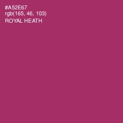 #A52E67 - Royal Heath Color Image