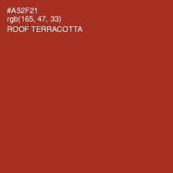 #A52F21 - Roof Terracotta Color Image