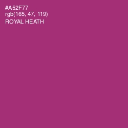 #A52F77 - Royal Heath Color Image