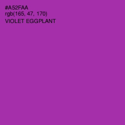 #A52FAA - Violet Eggplant Color Image