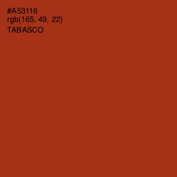 #A53116 - Tabasco Color Image