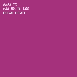 #A5317D - Royal Heath Color Image