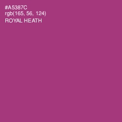 #A5387C - Royal Heath Color Image