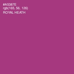 #A5387E - Royal Heath Color Image