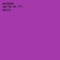 #A538AB - Medium Red Violet Color Image