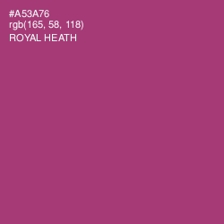 #A53A76 - Royal Heath Color Image