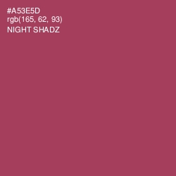 #A53E5D - Night Shadz Color Image