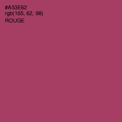 #A53E62 - Rouge Color Image