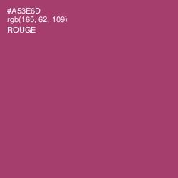 #A53E6D - Rouge Color Image